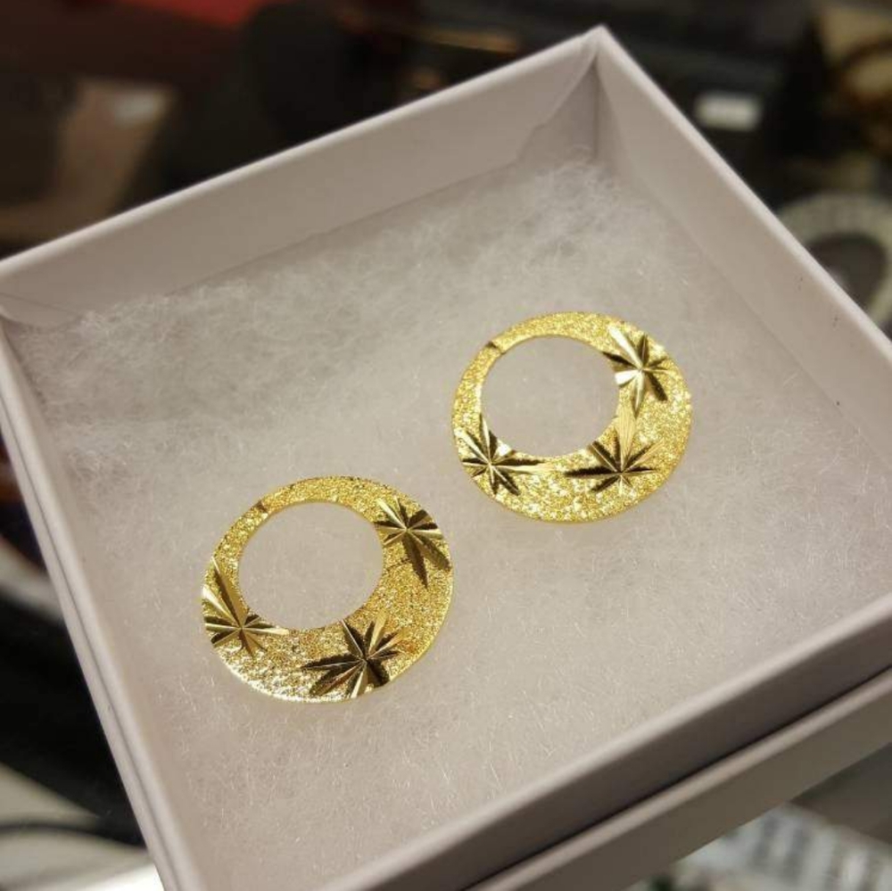 18k Gold Nattiyan Earrings, Karan Aujla Nattiyan